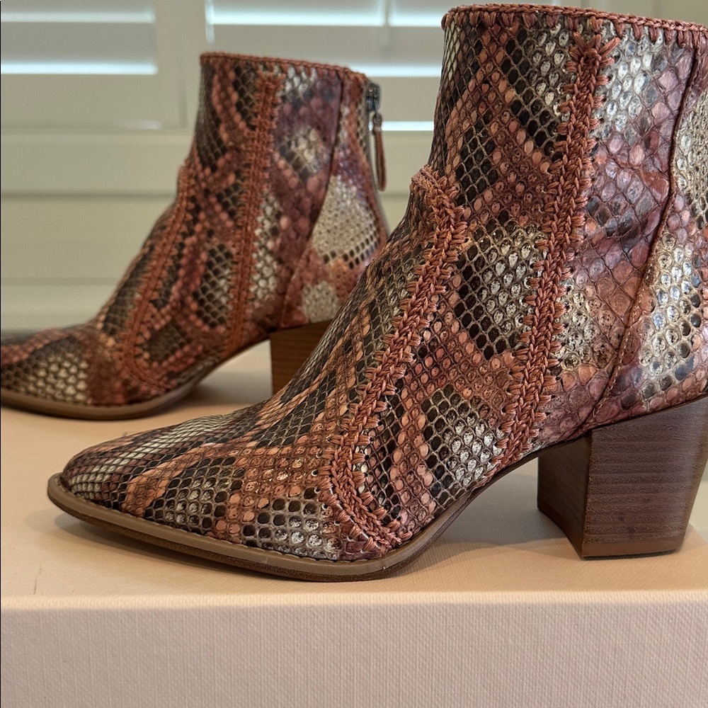 Alexandre Birman Benta Python Bootie - Picture 7 of 12